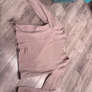 Gilded Intent Dusty Pink Long Sleeve Top